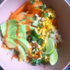 Fried Noodle Poke Bowl 🍲 A picture of Fried Noodle Poke Bowl 🍲.