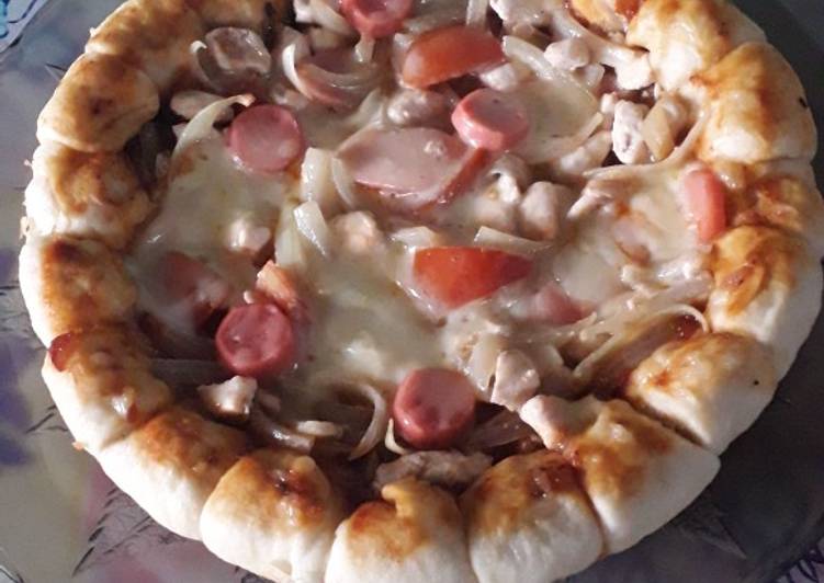 Resep Pizza teflon homemade | Cara Membuat Pizza teflon homemade Yang Enak dan Simpel