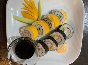 Una foto de Sushi casero