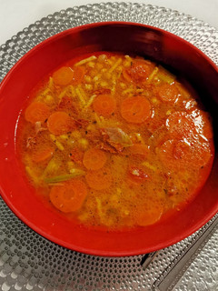 Csicseriborsó leves gluténmentesen recept fotója
