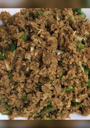 A picture of Spicy samosa filling.
