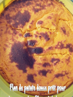 Une photo de Flan de patate douce