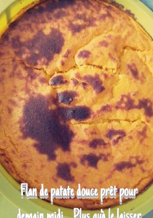 Une photo de Flan de patate douce