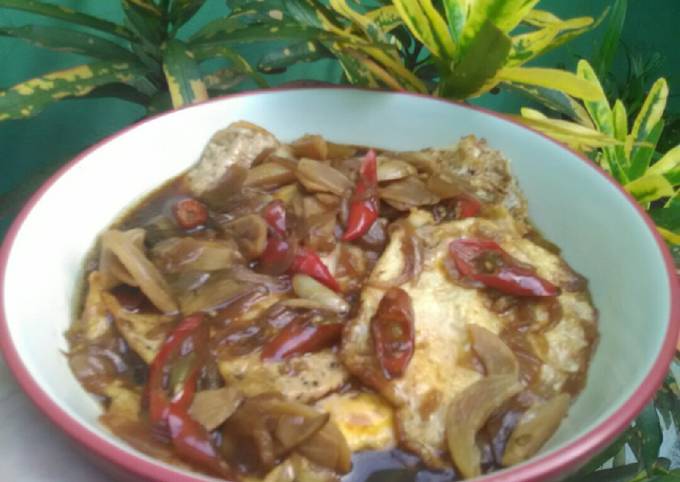 14.Telur ceplok kuah kecap #bikinramadanberkesan