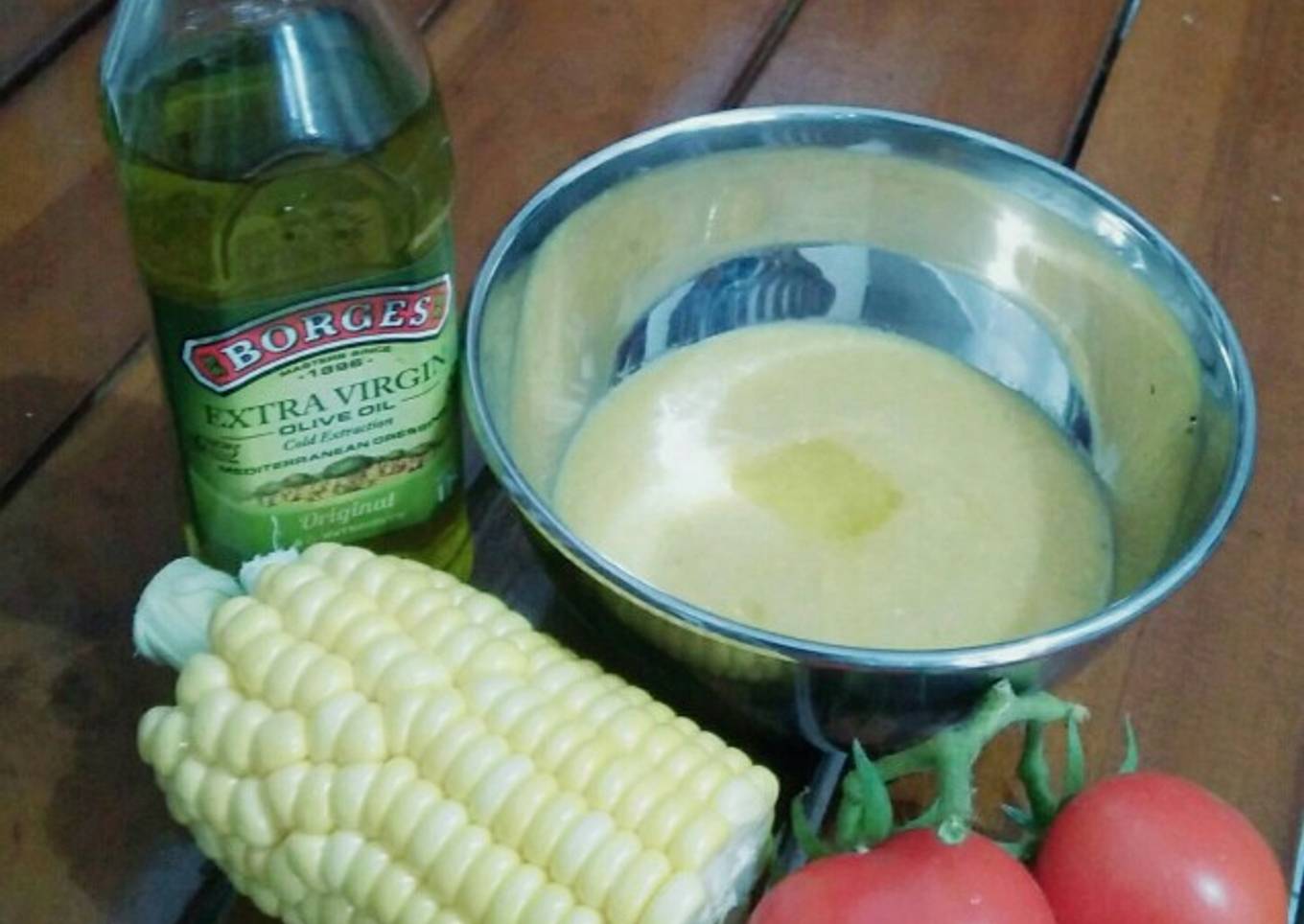 Bubur Jagung & Teri Nasi MPASI 4 bintang 6+M