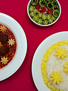 عکسی از دستور قیمه با گوشت قلقلی