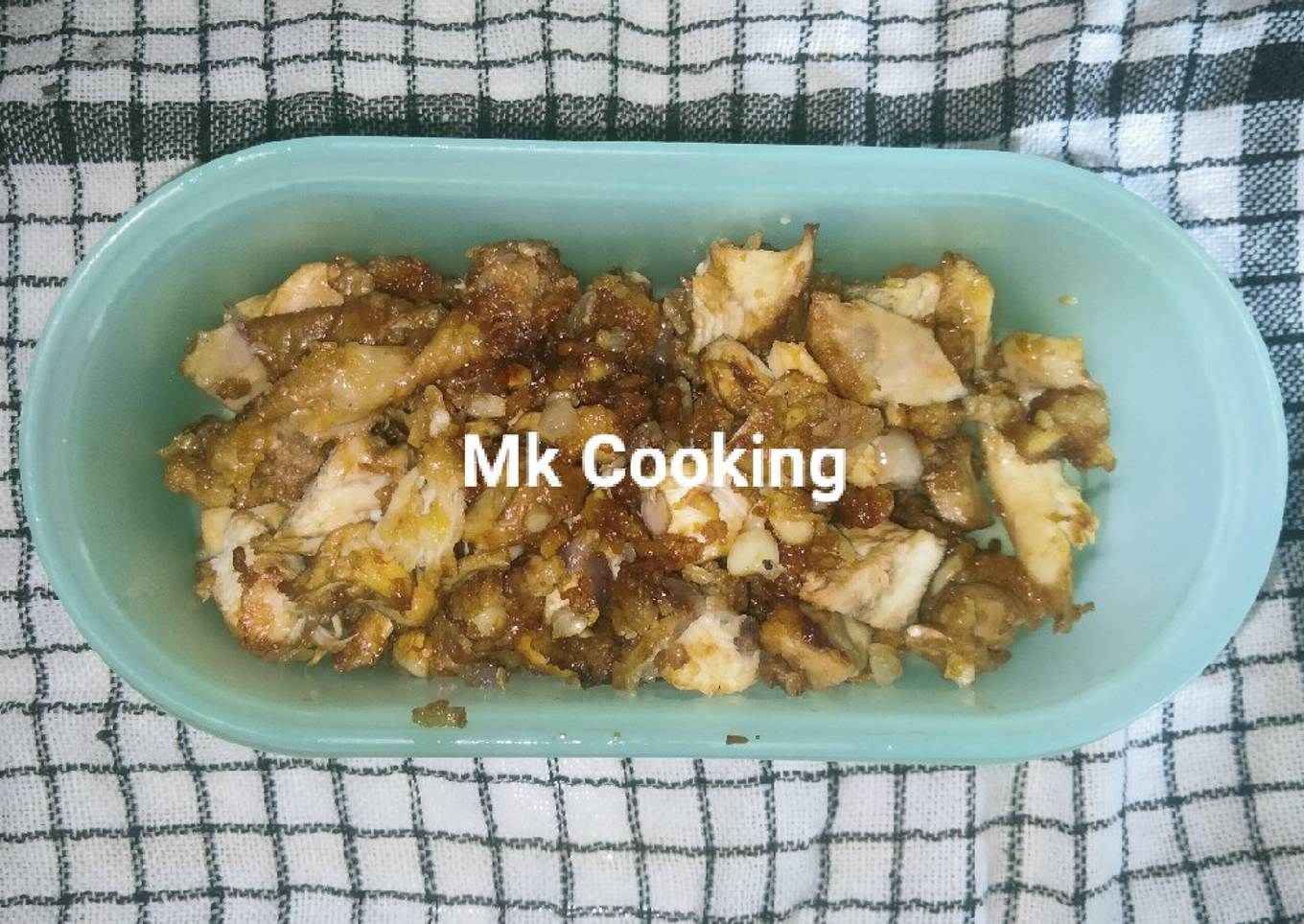 Tumis ayam crispy