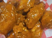A picture of spicy hot wings