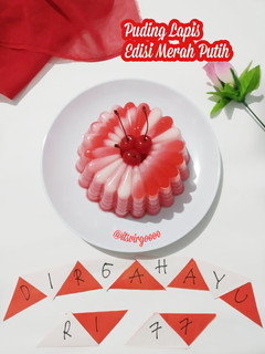 Foto resep #513. Puding Lapis Edisi Merah Putih
