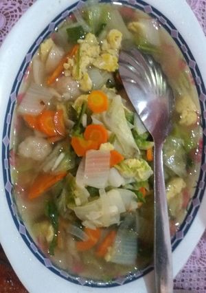 Foto resep Sayur sawi putih sederhana