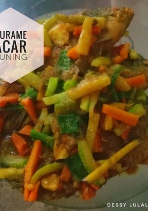 Foto resep Gurame acar kuning