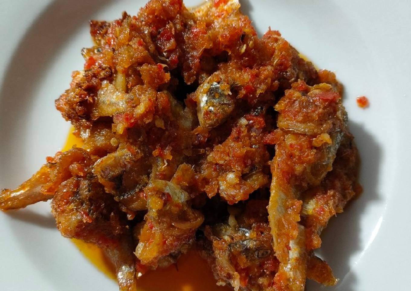 Balado Ikan Asin