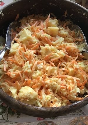 Una foto de Ensalada de col (repollo) y zanahoria