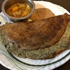 A picture of Pesarattu Dosa.