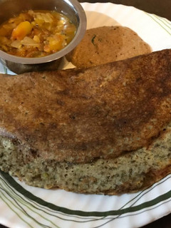A picture of Pesarattu Dosa.