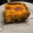 Tarta de calabaza y choclo con espinaca con masa integral casera