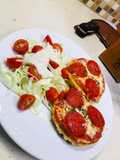 Chicken and Waffles Personal Pizzas