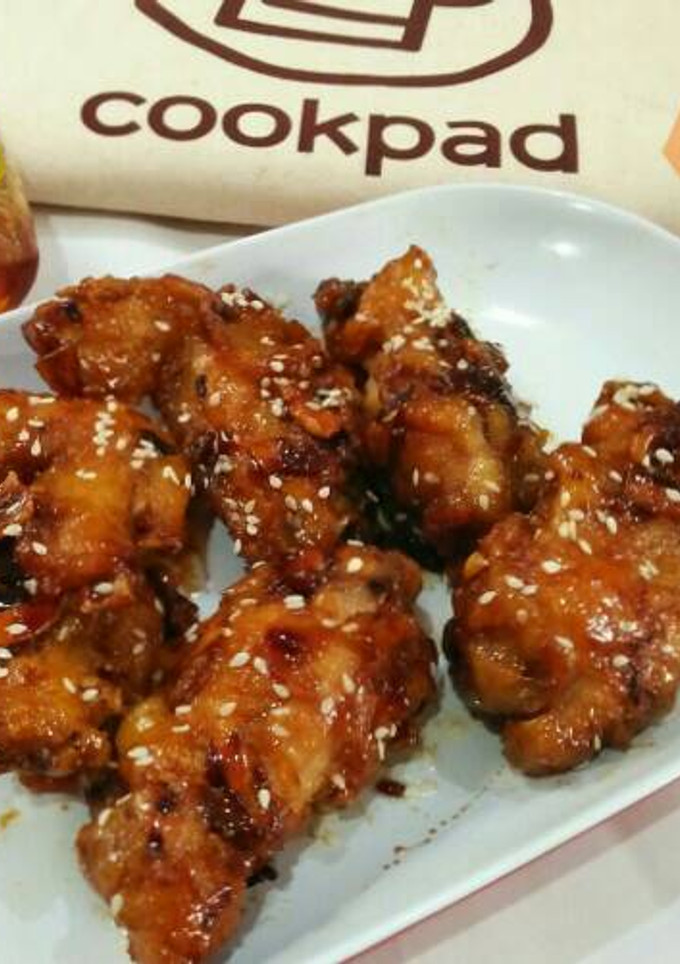 Foto resep Garlic n Honey Chicken Wings