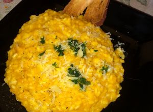 Una foto de Risotto Cremoso de Calabaza