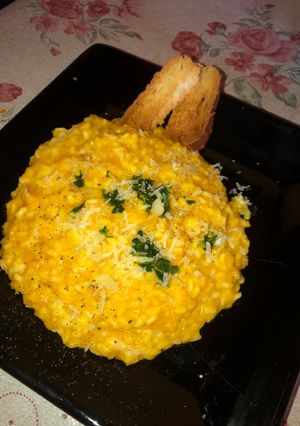 Una foto de Risotto Cremoso de Calabaza