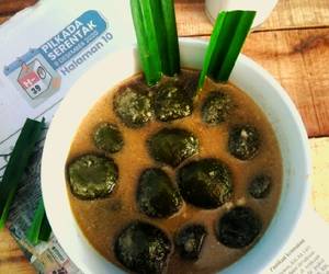 Cara Memasak Cepat Es Kolak Bola2 Ubi Ijo Enak Sederhana