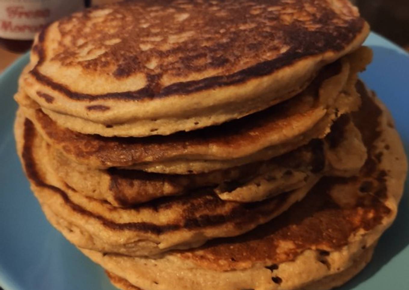 Tortitas de avena y plátano