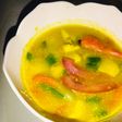 Soto ayam diet (no minyak, santan, gula, tepung)
