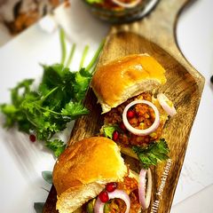 A picture of Pav Bhaji Sandwich.