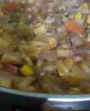 Guiso de lentejas con arroz (a lo Yorch)
