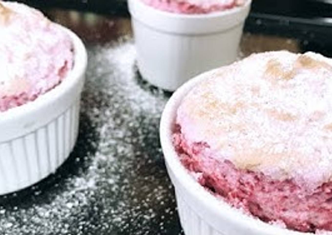 Soufflé de Arándanos Rojos