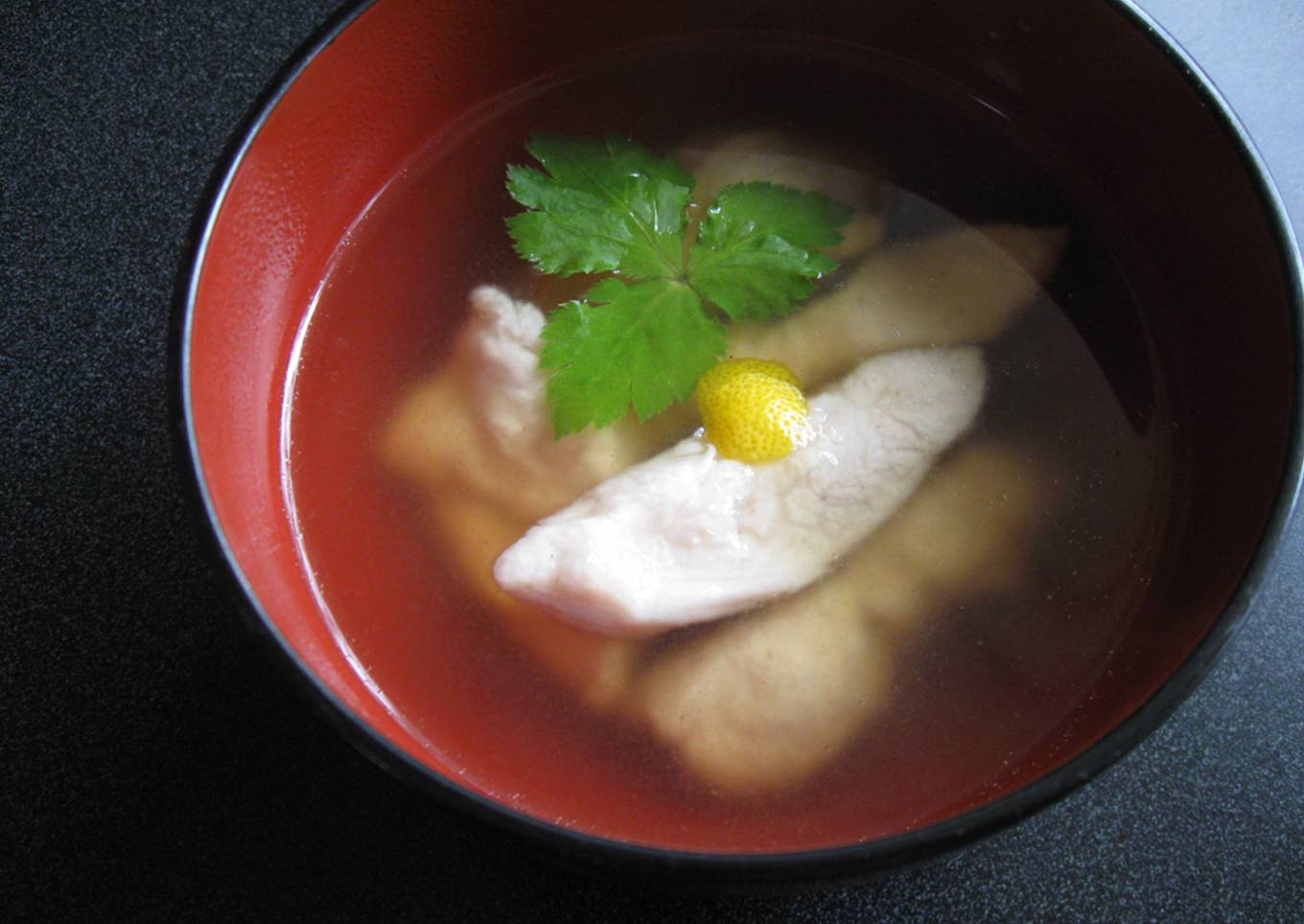 Chicken Tenderloin Clear Soup