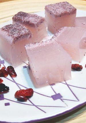 蔓越莓鮮奶寒天凍，減肥低卡食譜看這裡吧！ 的食譜成品照片