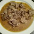 Magro de cerdo ibérico en salsa con especias para burritos