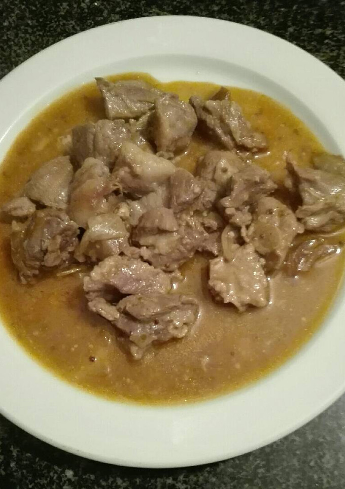 Una foto de Magro de cerdo ibérico en salsa con especias para burritos
