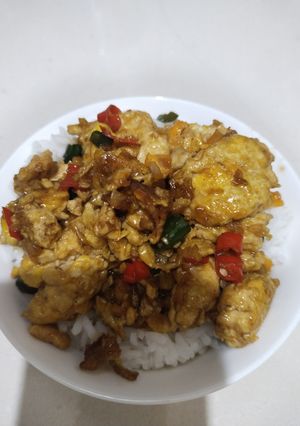 Foto resep Scrabble egg