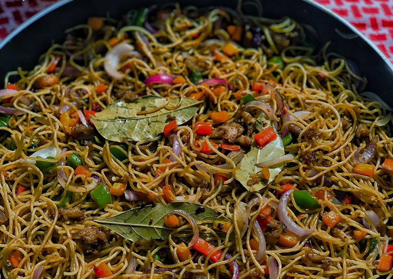 Beef stir fry pasta