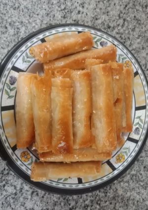 صورة لوصفة جلاش بالكنافه
