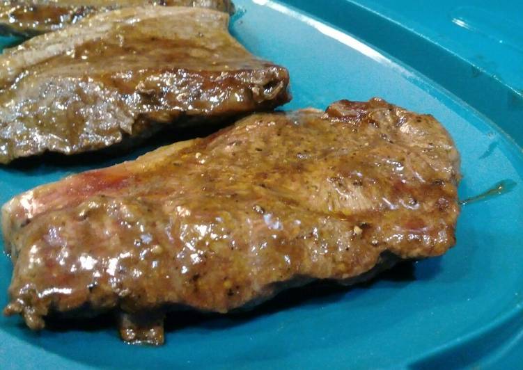 Sticky steak