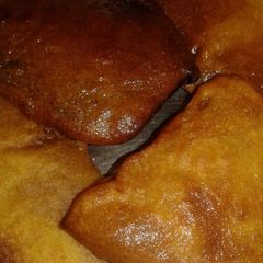 A picture of Beguni /Brinjal fry.