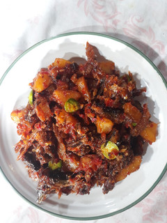 Foto resep Sambal Kentang Ikan Asap