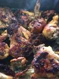 Pollo al mojo de ajo a vapor