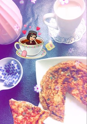 صورة لوصفة طبق بيض بالخضار