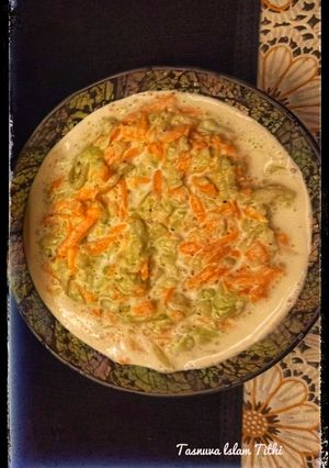 লাউ গাজরের কোল্সলো সালাড রেসিপির প্রধান ছবি