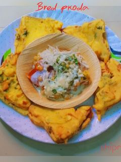 फ्राइड ब्रेड पकौड़ा (Fried Bread pakora recipe in Hindi) रेसिपी मुख्य फोटो