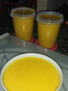 Una foto de Crema de calabaza