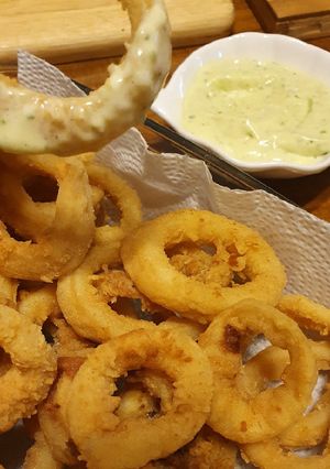 Una foto de Rabas fritas