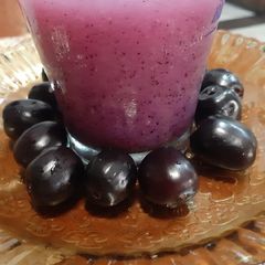 A picture of Jamun slush.