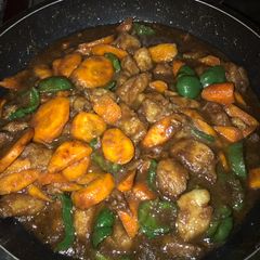 A picture of Chinese browned fish fillet.