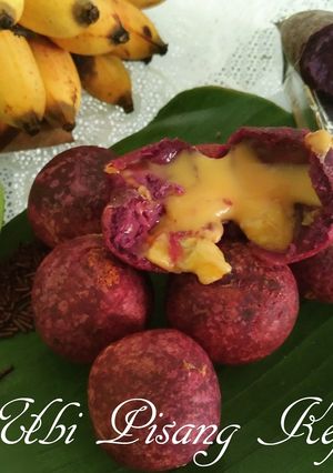 Foto resep Bola Ubi Ungu Pisang Keju