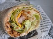 Une photo de cheddar wrap